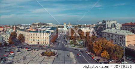 View on Sophia Square. Kiev, Ukraine. View on Sophia Square. Kiev, Ukraine. 30779136