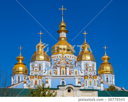 St Michael Golden Domed Cathedral, Kiev, Ukraine. 30779343