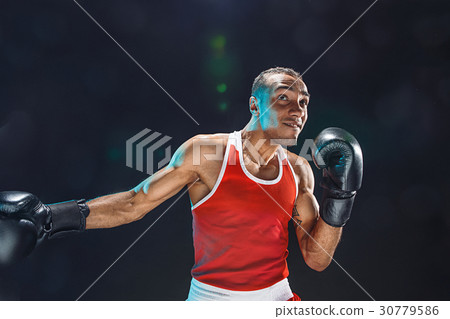 Afro american male boxer. Afro american male boxer. 30779586