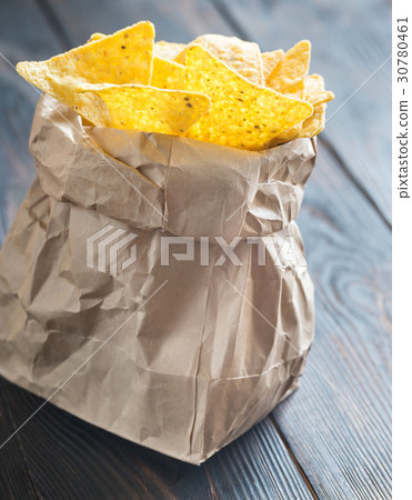 Nachos in the paper bag 30780461
