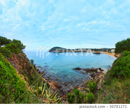 Summer La Fosca beach, Palamos, Spain. 30781271