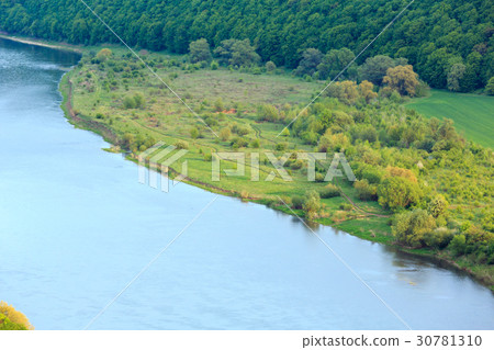 Spring Dnister river coast 30781310