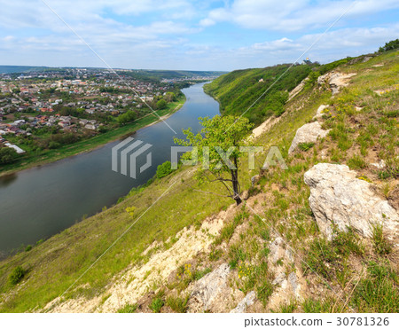 Dnister river and Zalischyky 30781326