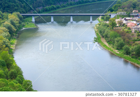 Dnister river and Zalischyky 30781327
