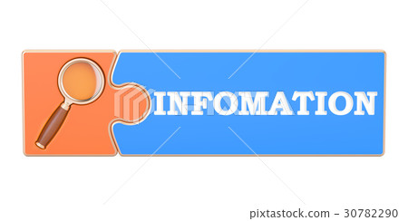 Information Search concept, from puzzle Information Search concept, from puzzle 30782290