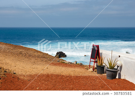 restaurant in Green Lagoon at El Golfo, Lanzarote 30783581