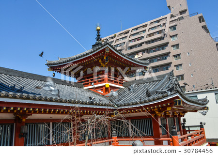 Osu Kannon, a roof tile and a dove Osu Kannon, a roof tile and a dove 30784456
