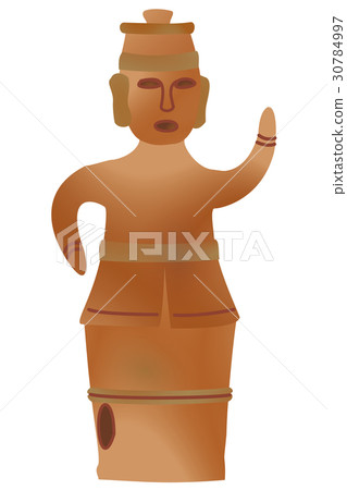 Haniwa dancing person Haniwa dancing person 30784997