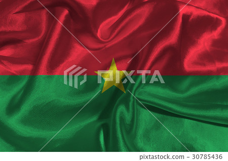 Burkina Faso national flag 3D illustration symbol Burkina Faso national flag 3D illustration symbol 30785436