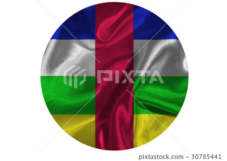 Central African Republic flag 3D illustration symb - Stock Illustration ...