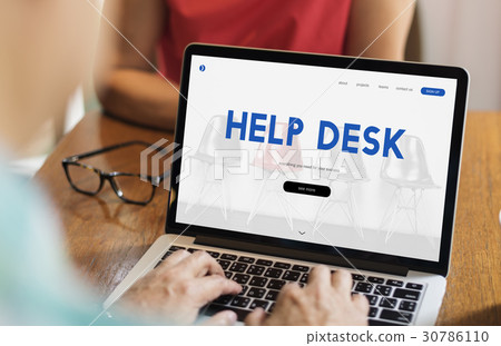 Customer care webpage interface word 30786110