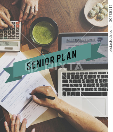 Retirenment Plan Senior Adult Concept 30786115