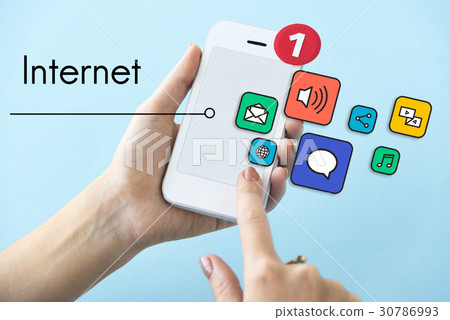 Internet Social Media Network Digital 30786993