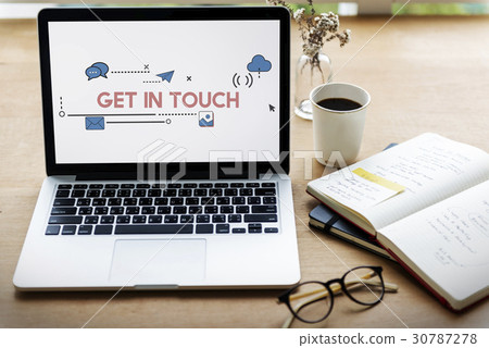 Social Media Get In Touch Online Social Media Get In Touch Online 30787278