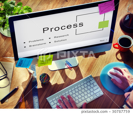 Process Business Startup Strategy Goals Concept Process Business Startup Strategy Goals Concept 30787759