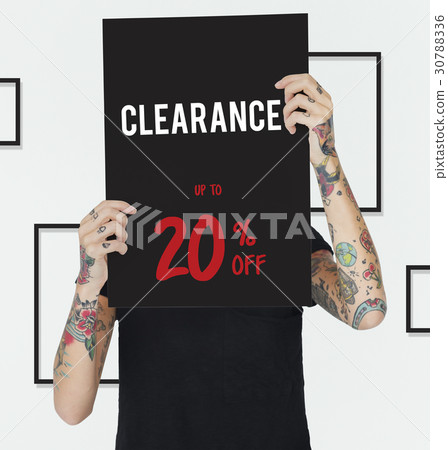 Discount Promotion Clearance Commercial Deal Concept 30788336