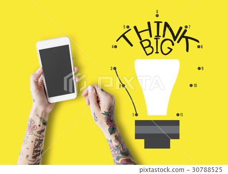 Imagination Innovate Think Big Icon 30788525