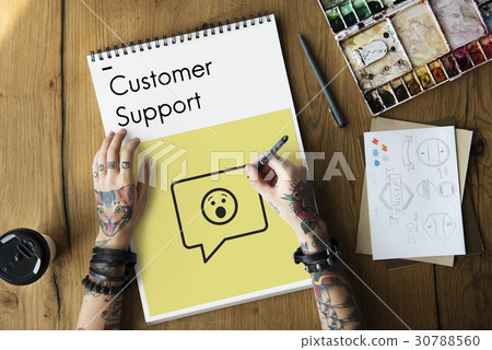 Customer Service Feedback Survey Icon 30788560