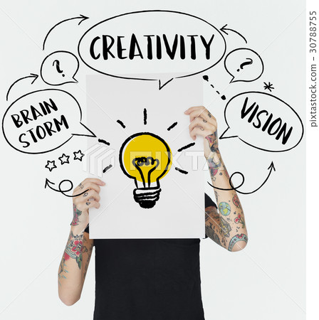 Fresh Ideas Creative Innovation Light bulb Fresh Ideas Creative Innovation Light bulb 30788755