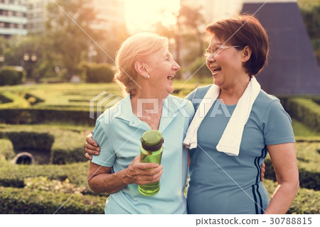 Senior Adult Friendship Exercise Fitness Strength 30788815