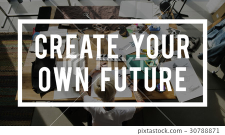 Creative your own future phrase overlay Creative your own future phrase overlay 30788871