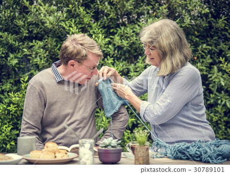 Knitting Leisure Hobby Activity Mature 30789101