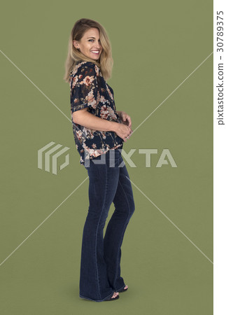 Woman Smiling Happiness Portrait Concept Woman Smiling Happiness Portrait Concept 30789375