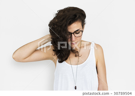 Studio Model Shoot Race Woman Lady Studio Model Shoot Race Woman Lady 30789504