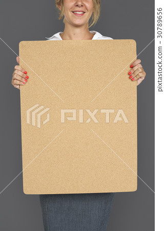Woman Smiling Happiness Copy Space Portrait Concept Woman Smiling Happiness Copy Space Portrait Concept 30789656
