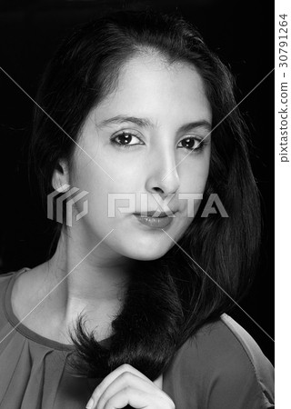 girl hold her hair girl hold her hair 30791264