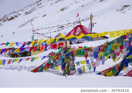 Himalayan Flags meditation,Leh ladakh. Himalayan Flags meditation,Leh ladakh. 30791618