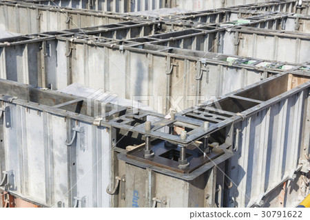 Foundation work of three stories housing 30791622