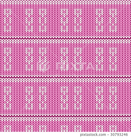 soft pink white weave knitted pattern background 30793246