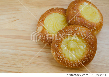 Custard Bun for Coffee Break. 30793431