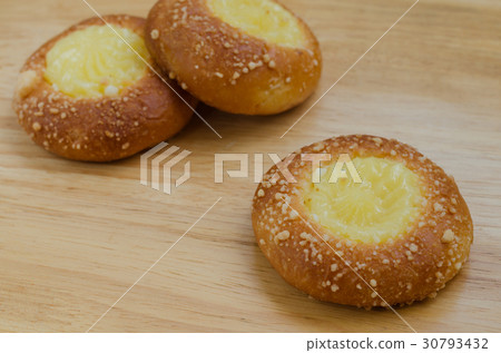 Custard Bun for Coffee Break. 30793432