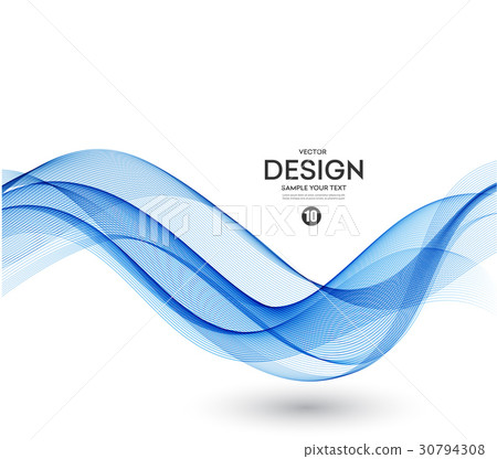 Abstract vector background, blue wavy Abstract vector background, blue wavy 30794308