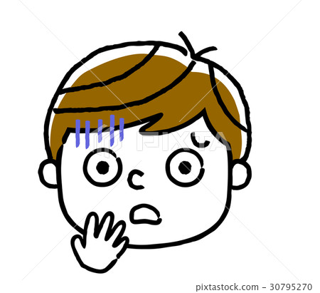 男孩的面部表情:真棒,恐懼 男孩的面部表情:真棒,恐懼 30795270