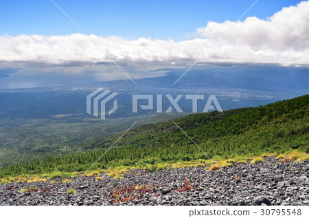 Suruga Bay and Clouds from the Fuji Entrance Seiji Eye 30795548