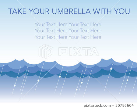 無縫的雨雲背景 30795604