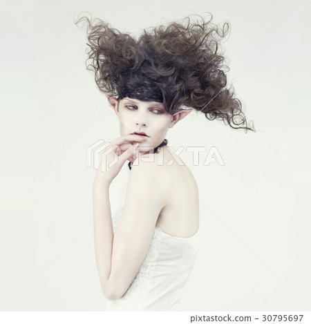 Beautiful young girl elf 30795697