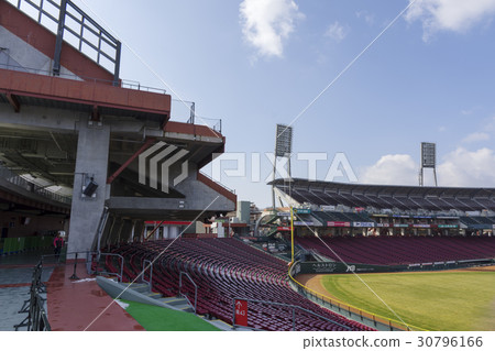 Carp home base Mazda stadium light outfield seats and performance seats, Uchino free seats, Coca-Cola terrace 30796166