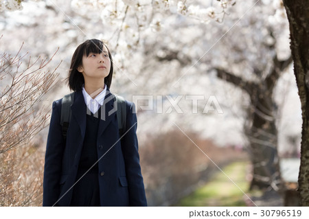 Pretty school girls wearing uniforms 30796519