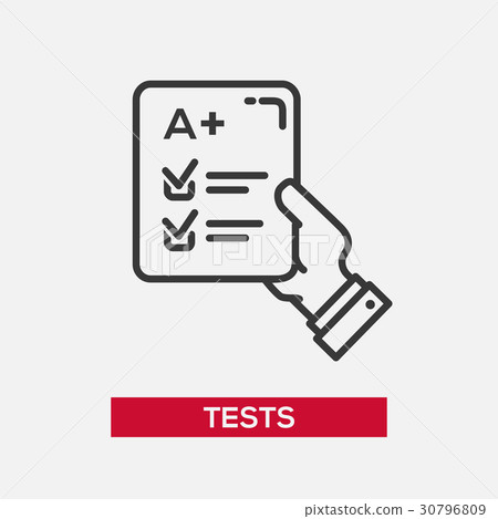 Tests - single icon - Stock Illustration [30796809] - PIXTA