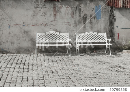 white chair beautiful in the park white chair beautiful in the park 30799868