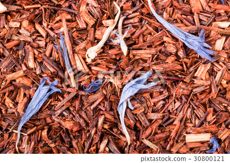 rooibos tea as a background close-up macro 30800121