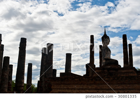 Sukhothai historical park the old town 30801335