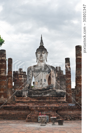 Sukhothai historical park the old town 30801347