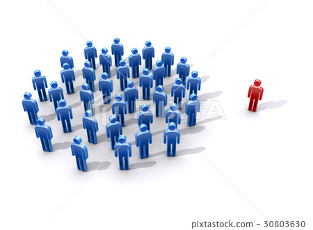People icon and shadow 30803630