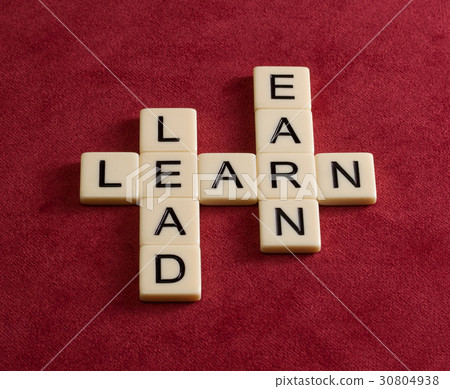 Crossword puzzle with words Learn, Lead and Earn 30804938