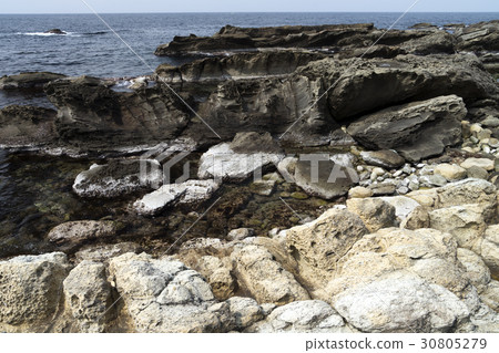 Laundry rock of Benkei Echizen Kaga Coast Quasi-National Park Laundry rock of Benkei Echizen Kaga Coast Quasi-National Park 30805279